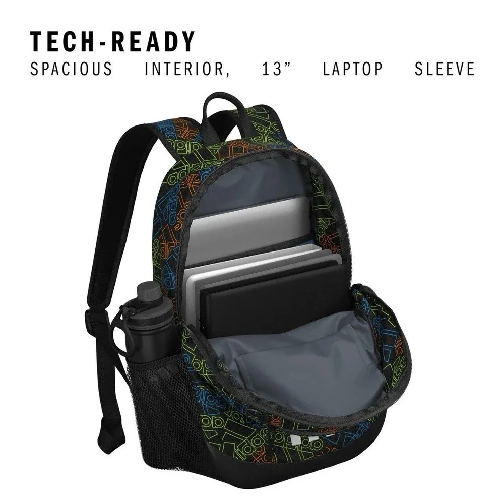 adidas BTS Originator Backpack Bag Outline BOS Toss/Black/White New